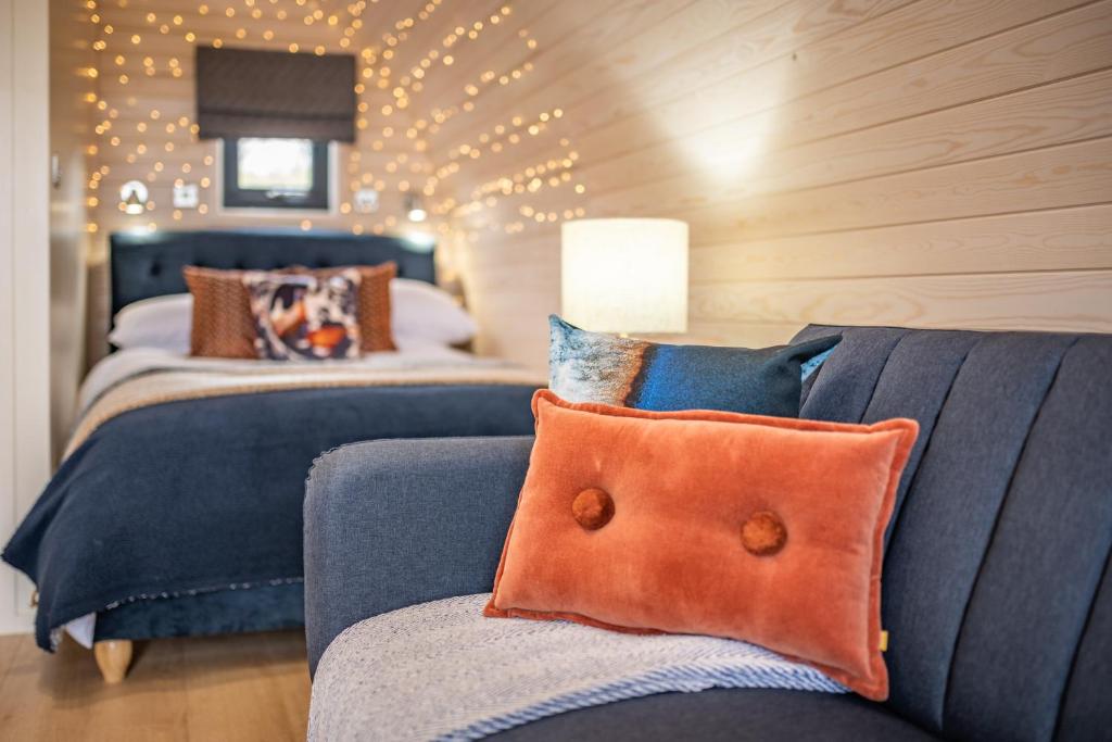 Posezení v ubytování Tan Y Bryn Glamping