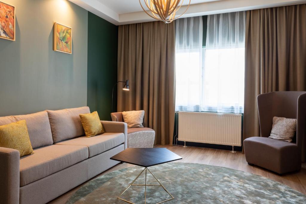 Posezení v ubytování Shanghai Hotel Holland