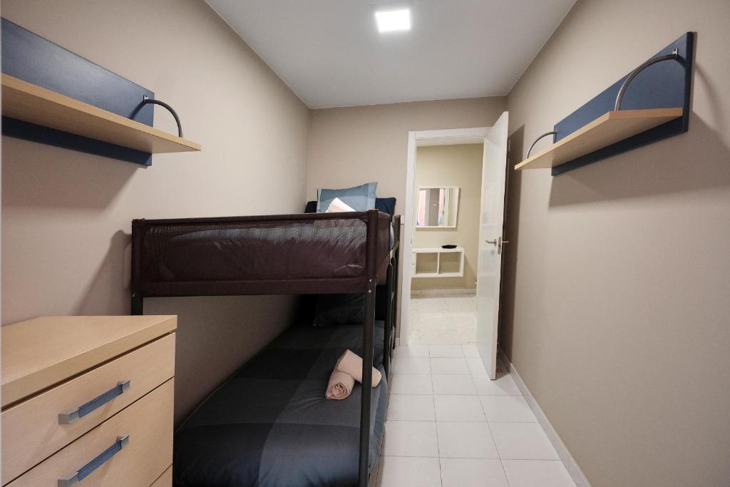 Postel nebo postele na pokoji v ubytování Muiños da Saimia