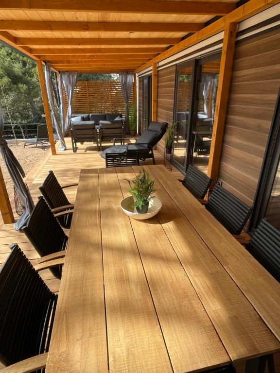 Posezení v ubytování Mobile Home BARTOL de LUX