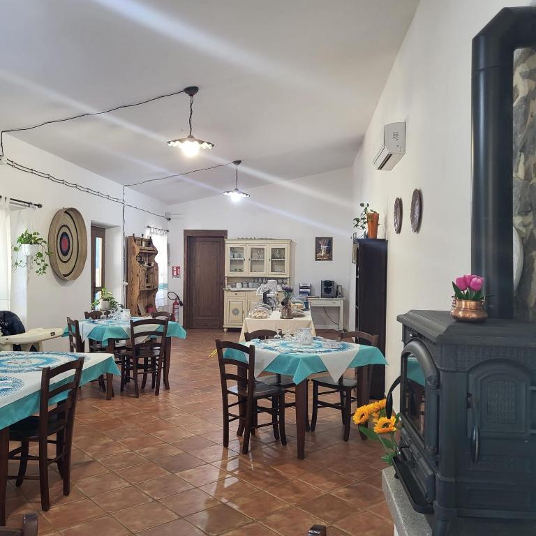 Posezení v ubytování Agriturismo Su Barcu