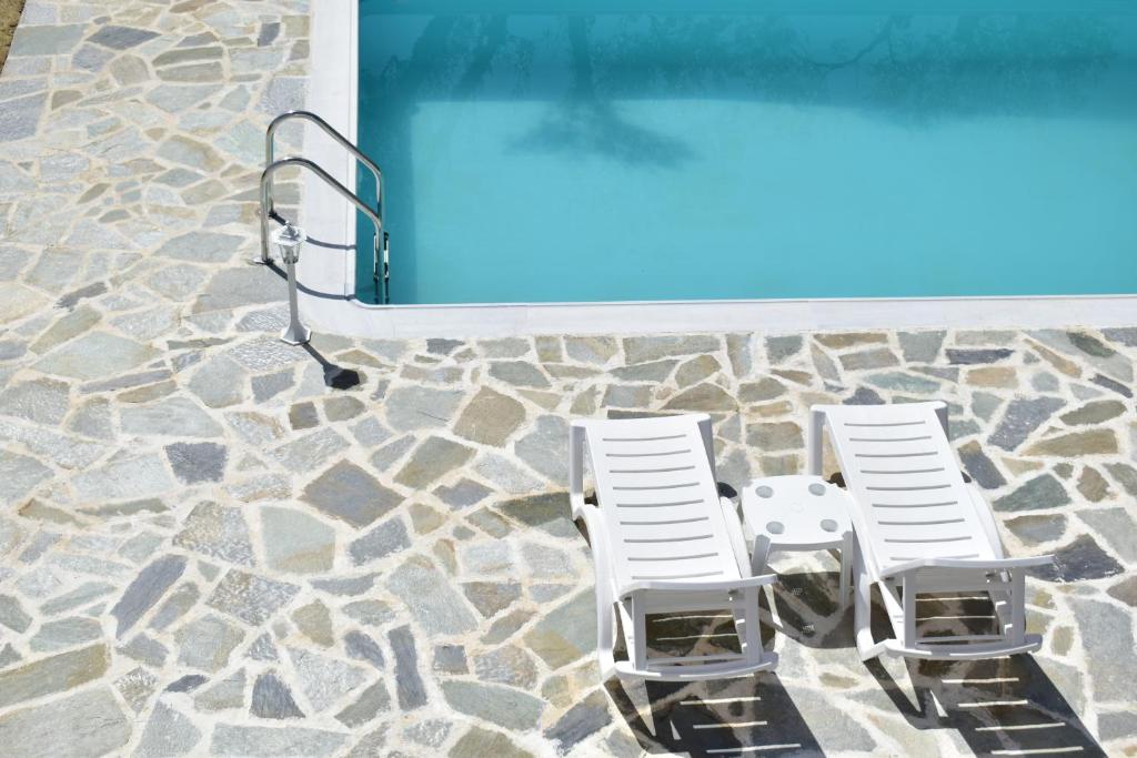 Bazén v ubytovaní Navy Greece Villa with swimming pool & sea view alebo v jeho blízkosti