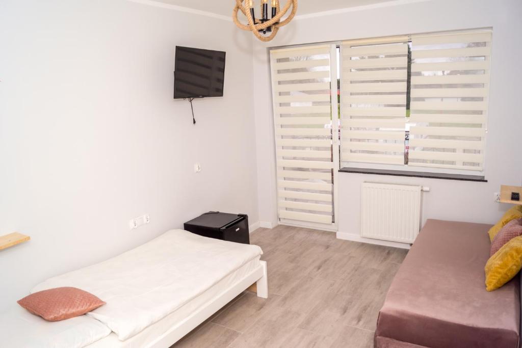 TV a/nebo společenská místnost v ubytování Zibi i Pod Topolami