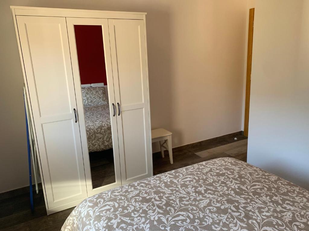 Postel nebo postele na pokoji v ubytování Apartamento Rural 2 Casa Bergua