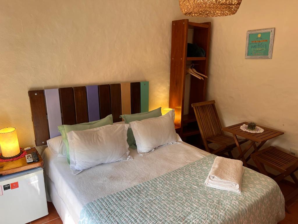 Postel nebo postele na pokoji v ubytování Posada de la Viuda