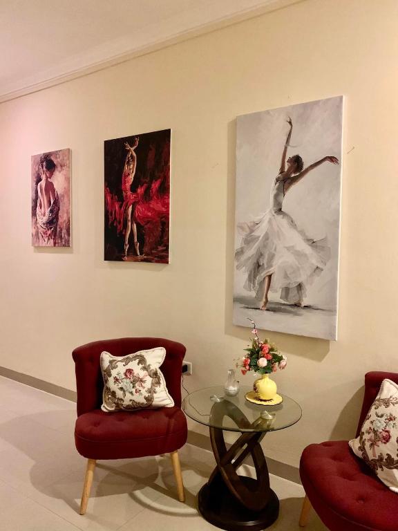 Posezení v ubytování Villa Segovia Cozumel