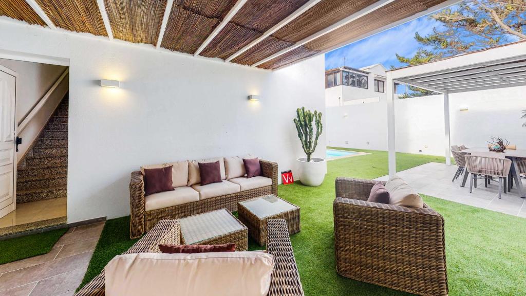 Posezení v ubytování VILLA ANIL Lanzarote