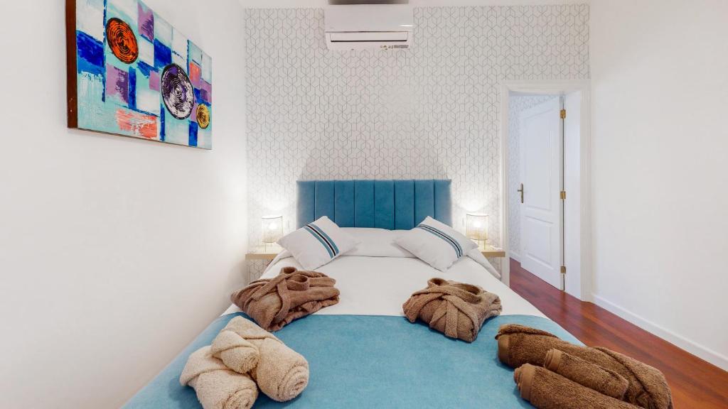 Postel nebo postele na pokoji v ubytování VILLA ANIL Lanzarote