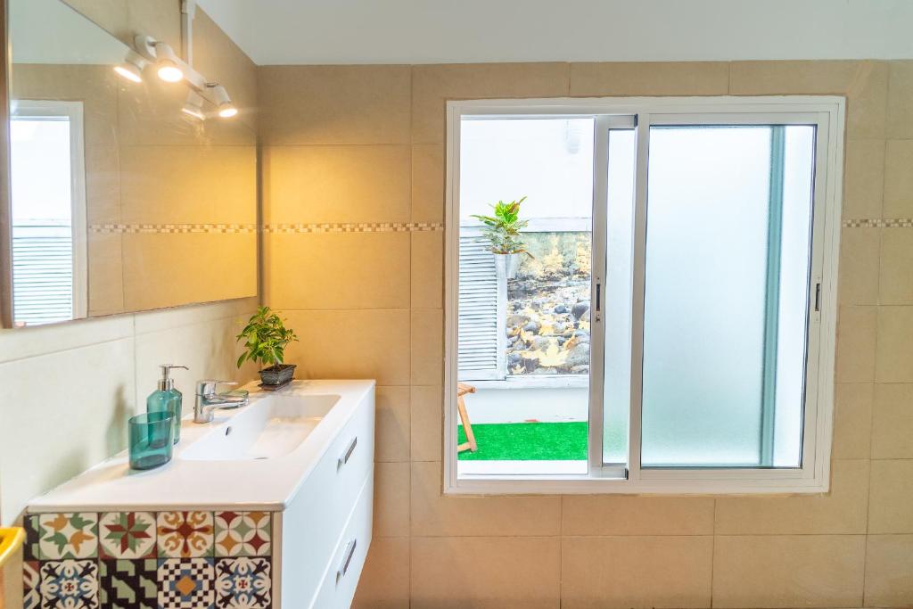 Koupelna v ubytování Un Lugar House Canteras - Coliving