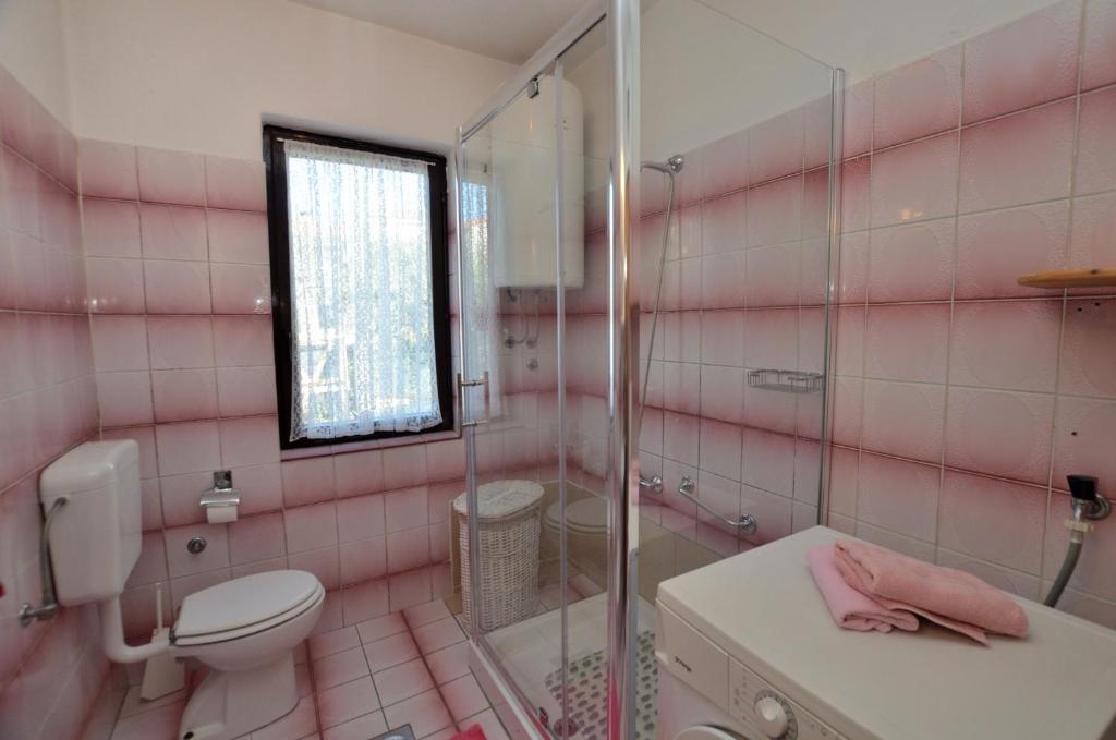 Koupelna v ubytování Rooms Tomc