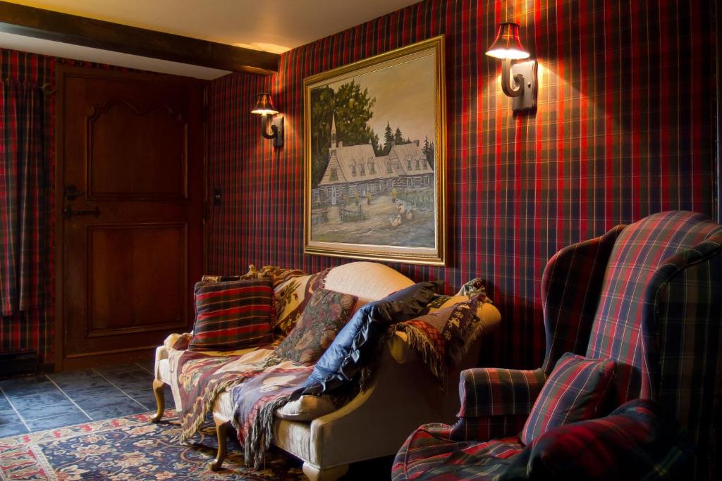 Posezení v ubytování Le Petit Clocher Gite Touristique B & B