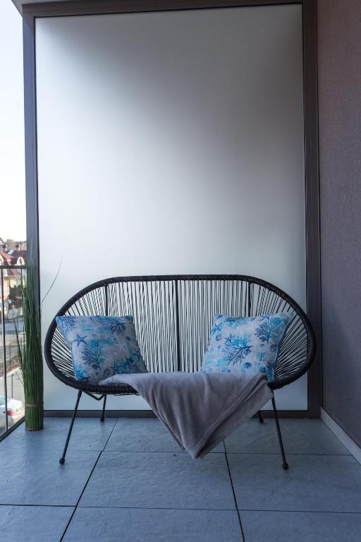 Część wypoczynkowa w obiekcie Coral Luxury Apartment