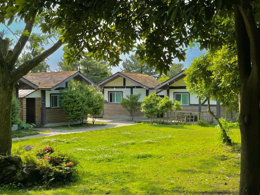 Zahrada ubytování Log Park Dochidol Ranch