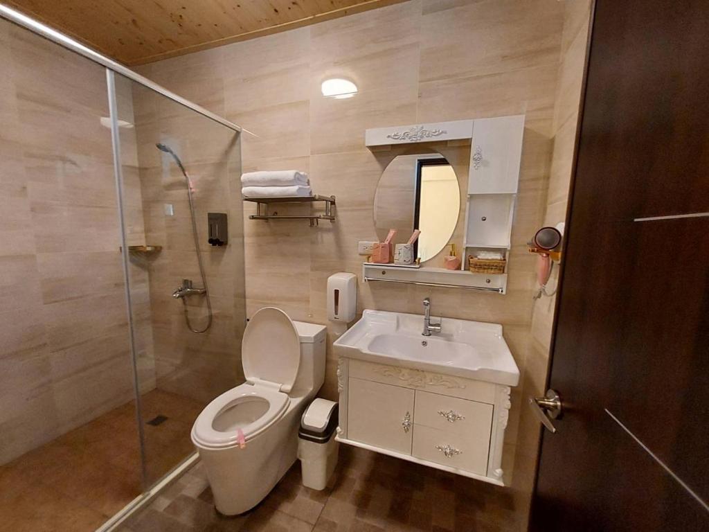 Koupelna v ubytování Bliss Inn