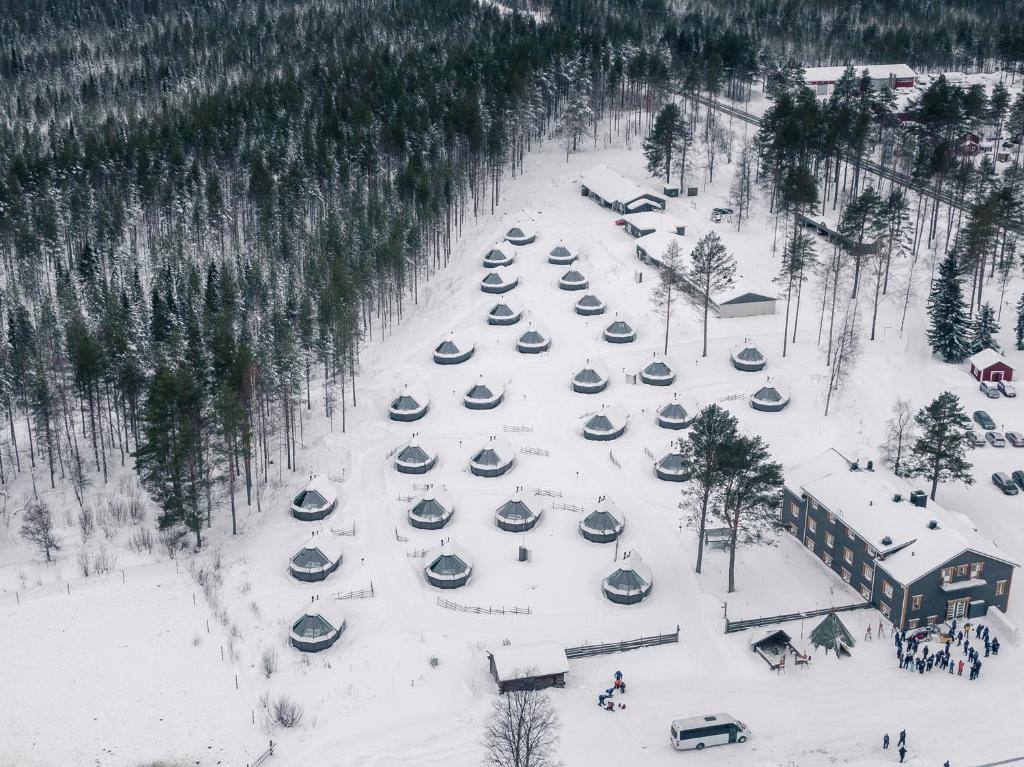 Apukka Resort v zimě