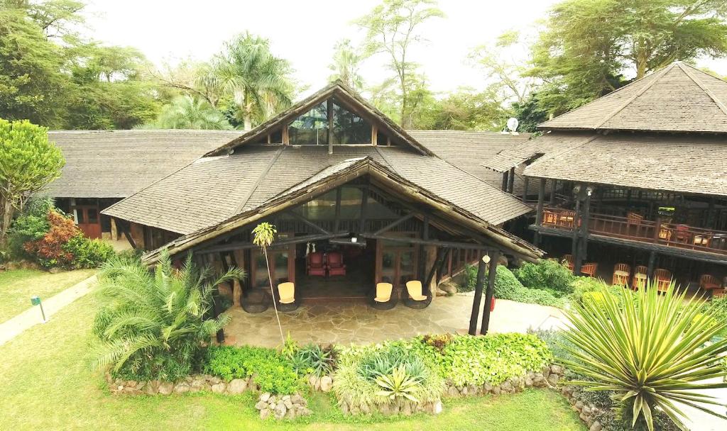 Zahrada ubytování Ol Tukai Lodge Amboseli