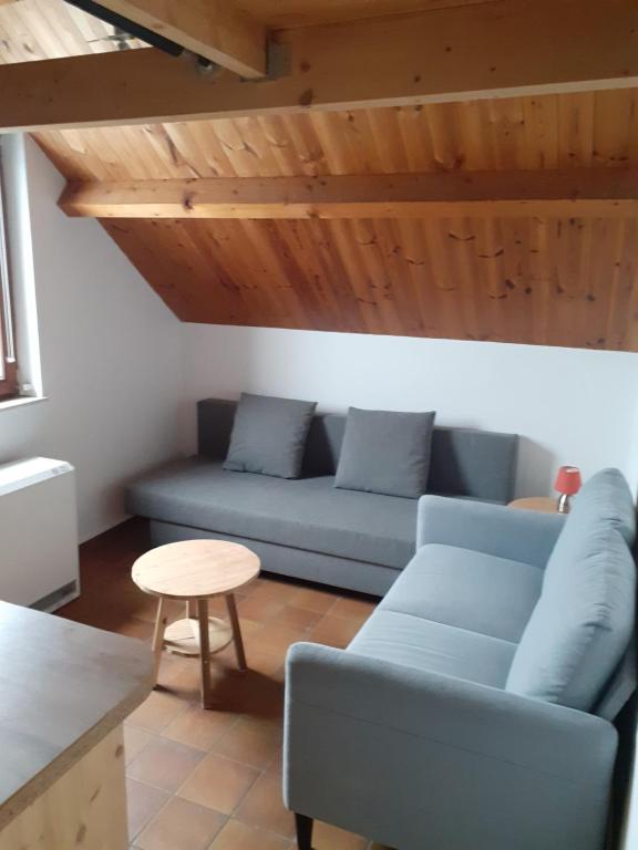 Posezení v ubytování Studio privé aux portes des Fagnes