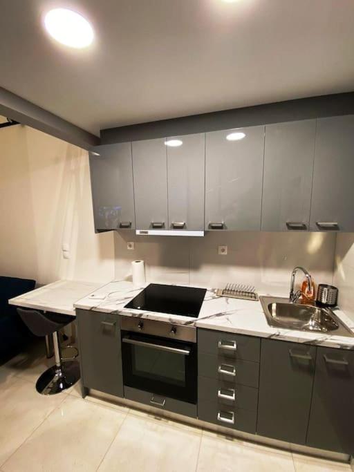 Kuchyňa alebo kuchynka v ubytovaní Luxury Loft Kalu Tsesme B