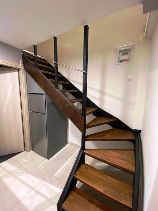 Poschodová posteľ alebo postele v izbe v ubytovaní Luxury Loft Kalu Tsesme B