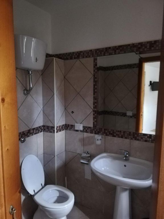 Koupelna v ubytování Hotel Villaggio Tabù