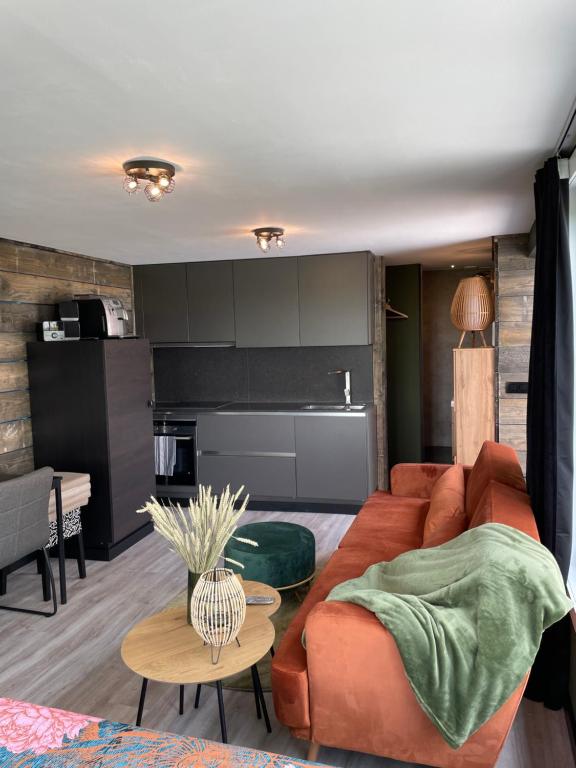 Posezení v ubytování Tiny House