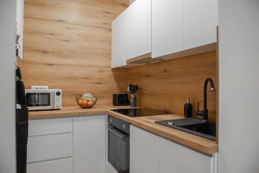 Kuchyňa alebo kuchynka v ubytovaní Apartment Linda - Zadar city center