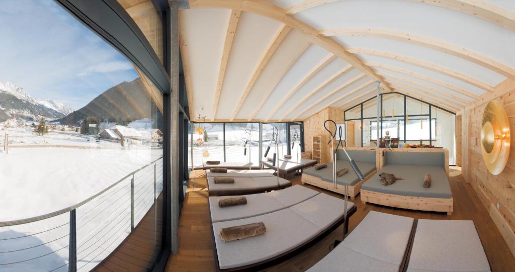 Posezení v ubytování Residence Edelweiss