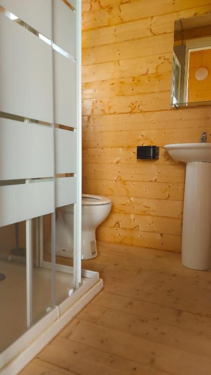 Koupelna v ubytování Camping Torre Mucchia