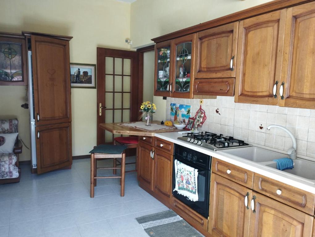 Kuchyňa alebo kuchynka v ubytovaní vacanze in sardegna
