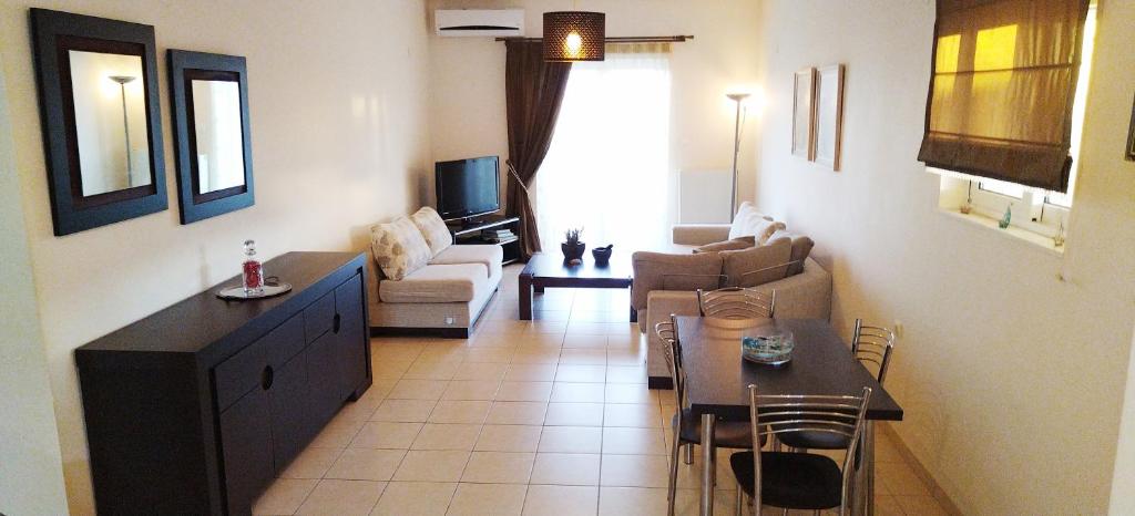 Posezení v ubytování Holiday & Business Furnished Apartments