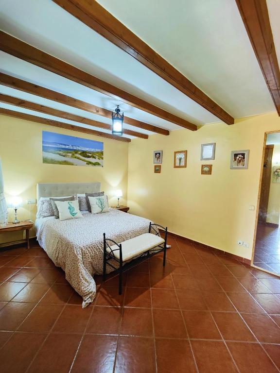 Postel nebo postele na pokoji v ubytování Hotel Doñana Blues