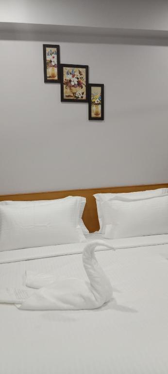 Postel nebo postele na pokoji v ubytování MOSHIS NEST