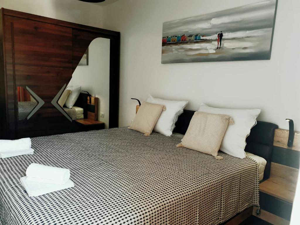 Posteľ alebo postele v izbe v ubytovaní Apartment Mateo