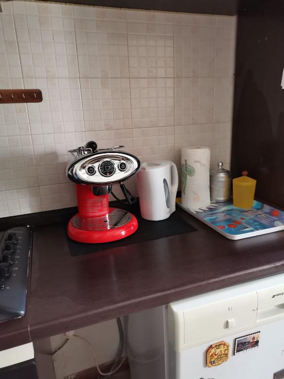 Příslušenství pro přípravu čaje a kávy v ubytování Casa Mondorosso