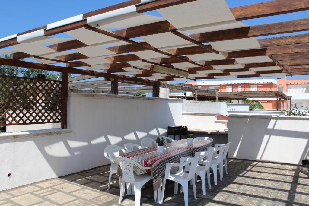 Balkon lub taras w obiekcie Villetta Porto Selvaggio