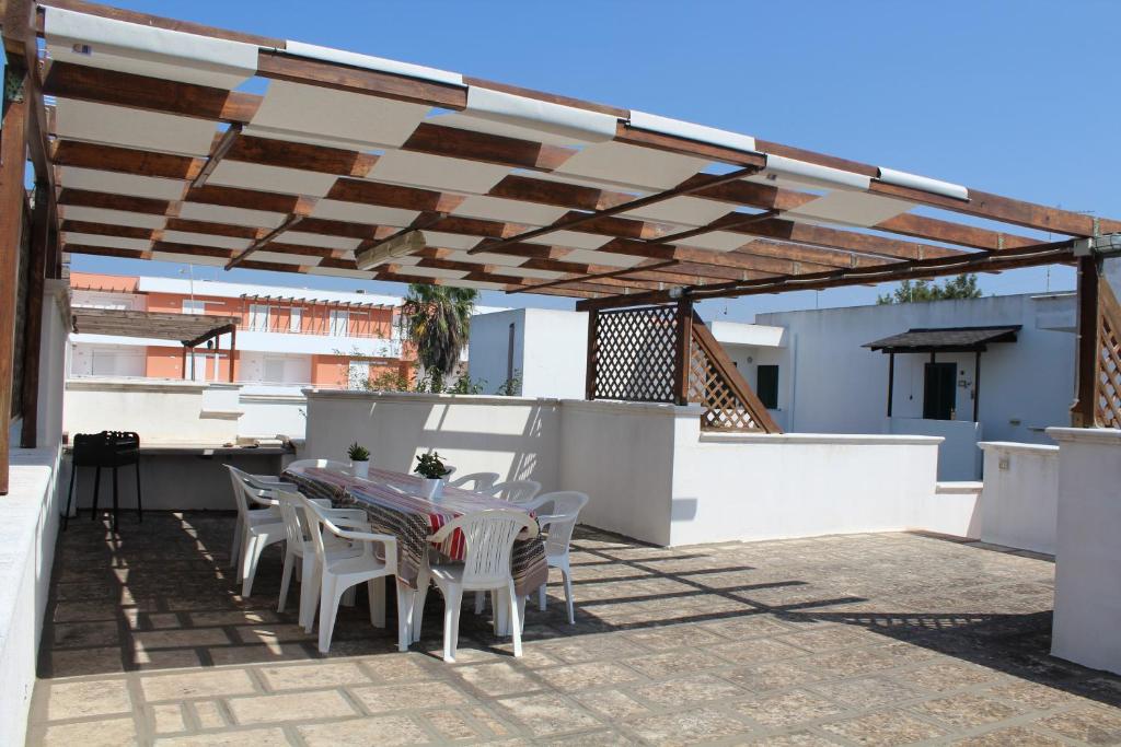 Balkon lub taras w obiekcie Villetta Porto Selvaggio