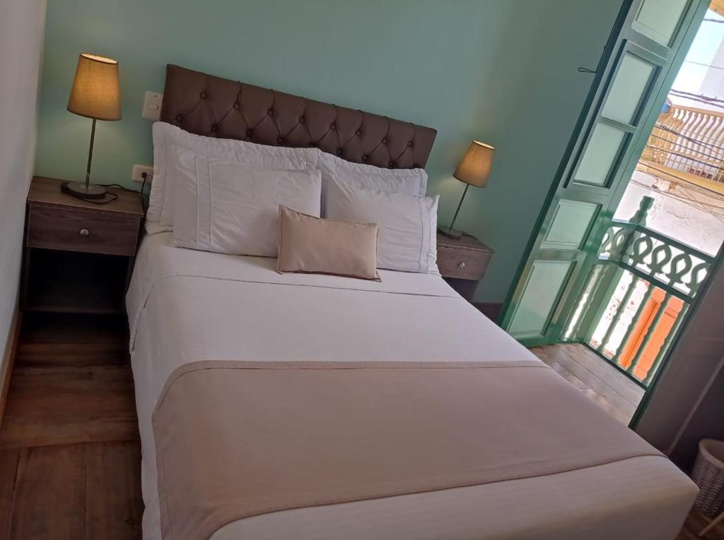 Katil atau katil-katil dalam bilik di Hotel Gio