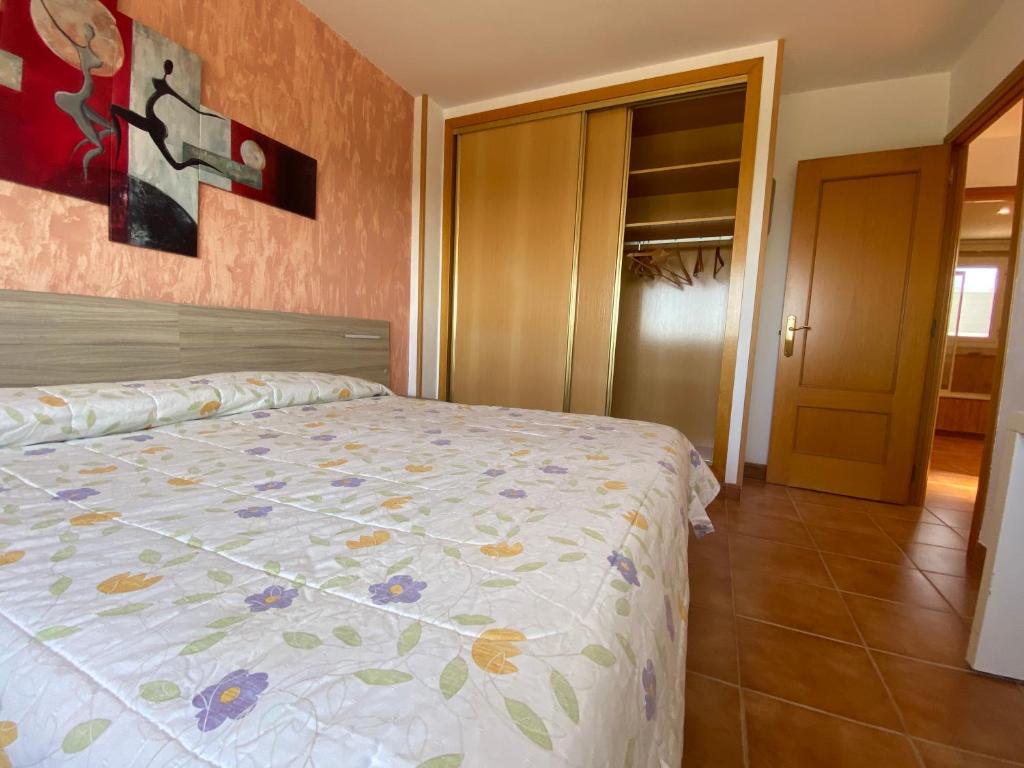 Postel nebo postele na pokoji v ubytování Casa con vistas al mar