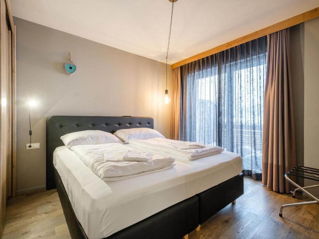Postel nebo postele na pokoji v ubytování Hirnreit