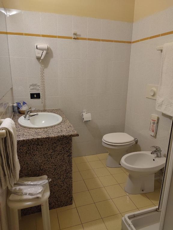 Koupelna v ubytování Stay Hotel