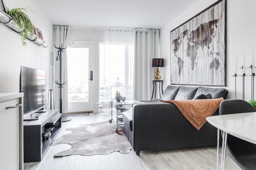 Postel nebo postele na pokoji v ubytování Lägenhetshotell Varvet