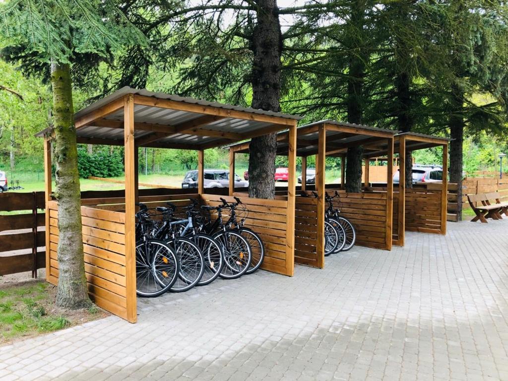 Jízda na kole v ubytování Domki Skowronki nebo okolí