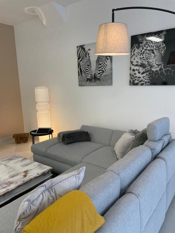 Posedenie v ubytovaní Stadtsuite mit Sauna in Wiener Neustadt 135 m2