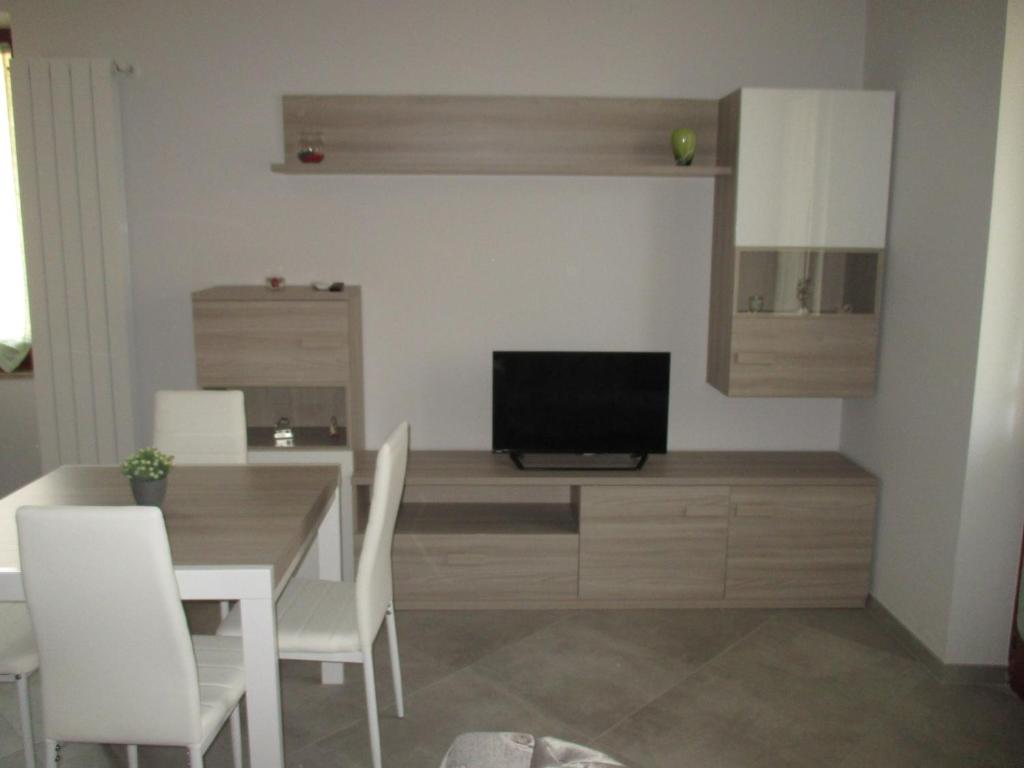 TV a/nebo společenská místnost v ubytování Anagnina Apartment Capistrano