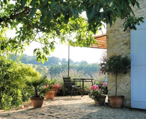 Zahrada ubytování La Bastide