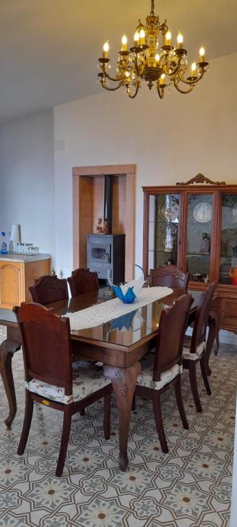Posezení v ubytování Casa rural La Golondrina