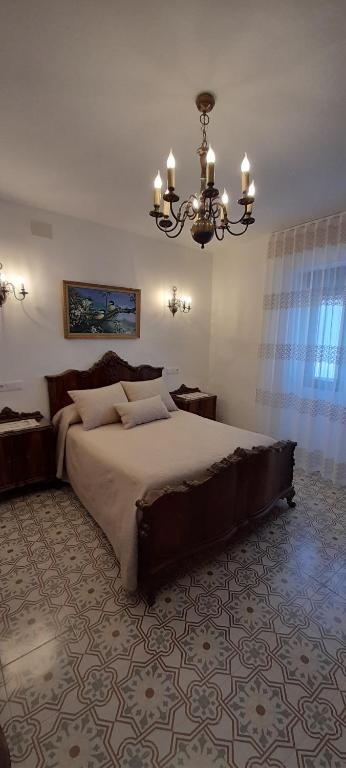 Postel nebo postele na pokoji v ubytování Casa rural La Golondrina