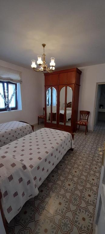 Postel nebo postele na pokoji v ubytování Casa rural La Golondrina