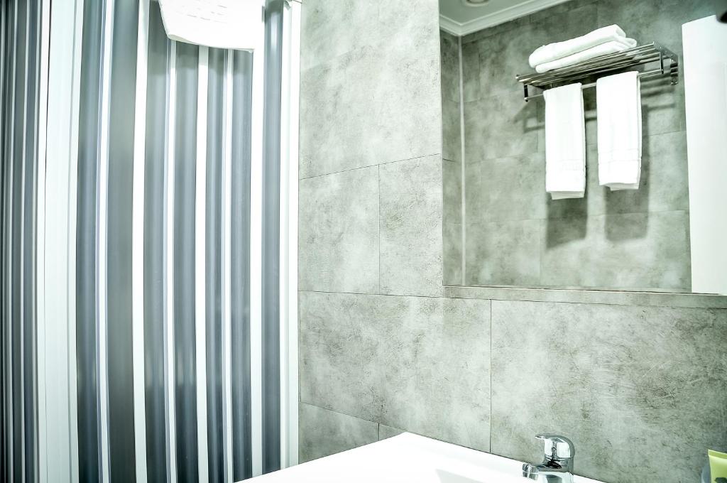 Koupelna v ubytování Hotel Neguri