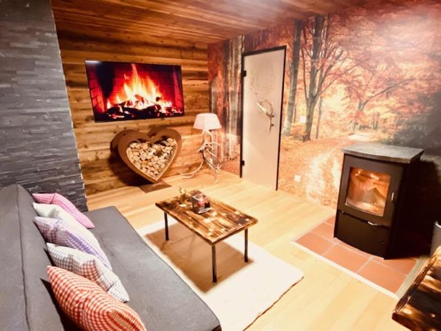 Posezení v ubytování Wilderer Suiten Mariazell